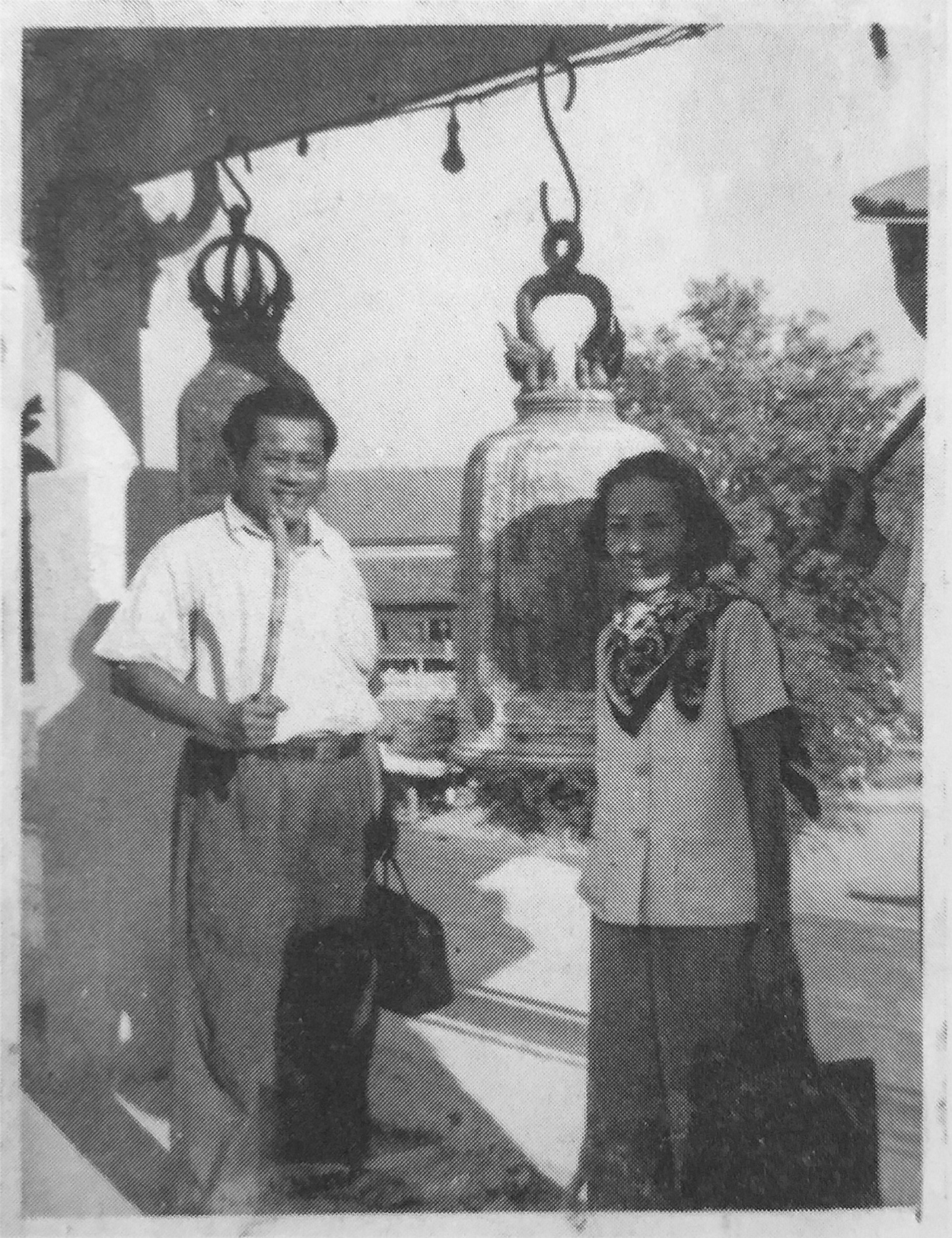 เหม เวชกร กับภรรยา แช่มชื่น เวชกร (photo: หนังสือ 100 ปี เหม เวชกร)