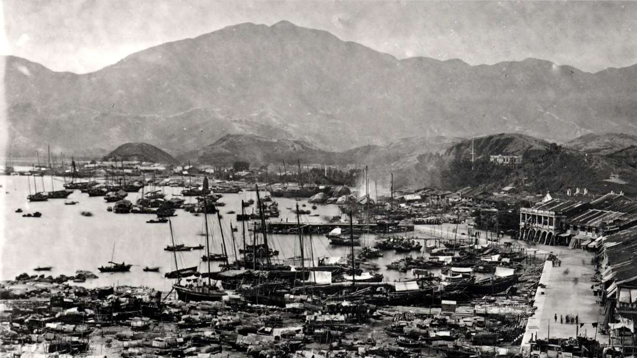 ฮ่องกง ริมน้ำ เกาลูน ปี 1900