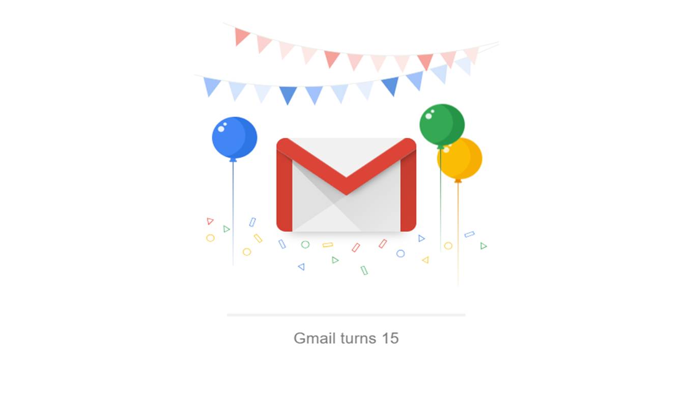 gmail 15th anniversary